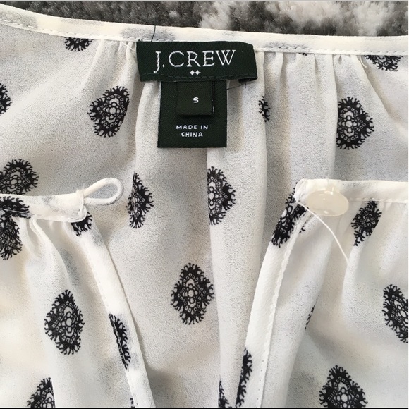 J.Crew 3/4 length sleeve Blouse - Picture 2 of 3